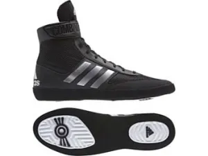 Adidas Combat Speed 5 Wrestling Boots - Black/Silver