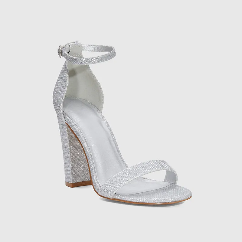 Ankle Strap Block Heels Sandals
