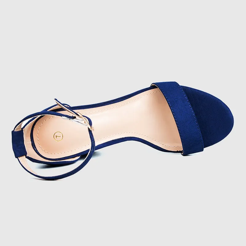 Ankle Strap Block Heels Sandals
