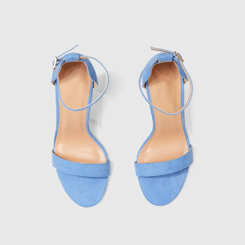 Ankle Strap Block Heels Sandals