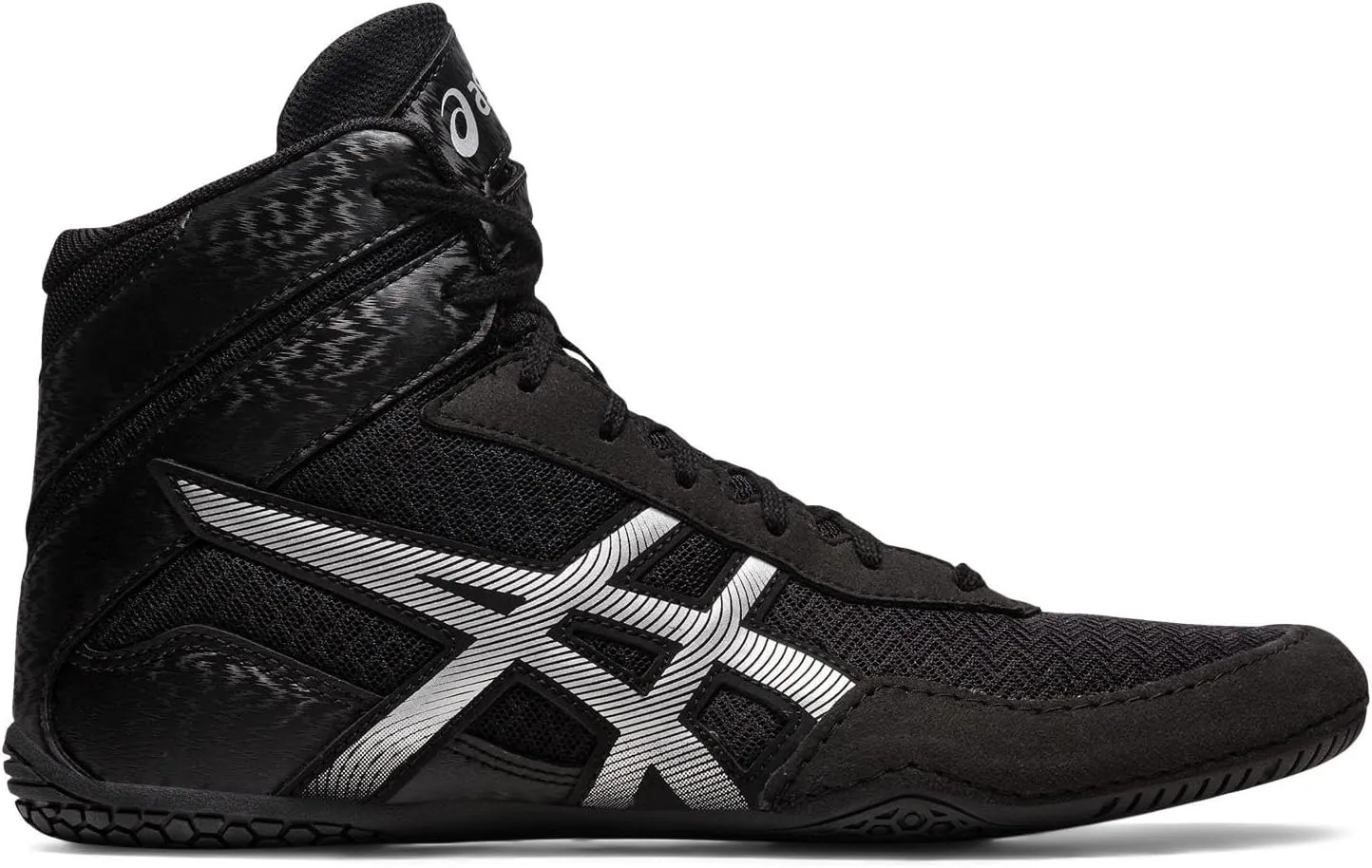 Matcontrol 3 Wrestling Shoe ASICS, Black/Pure Silver